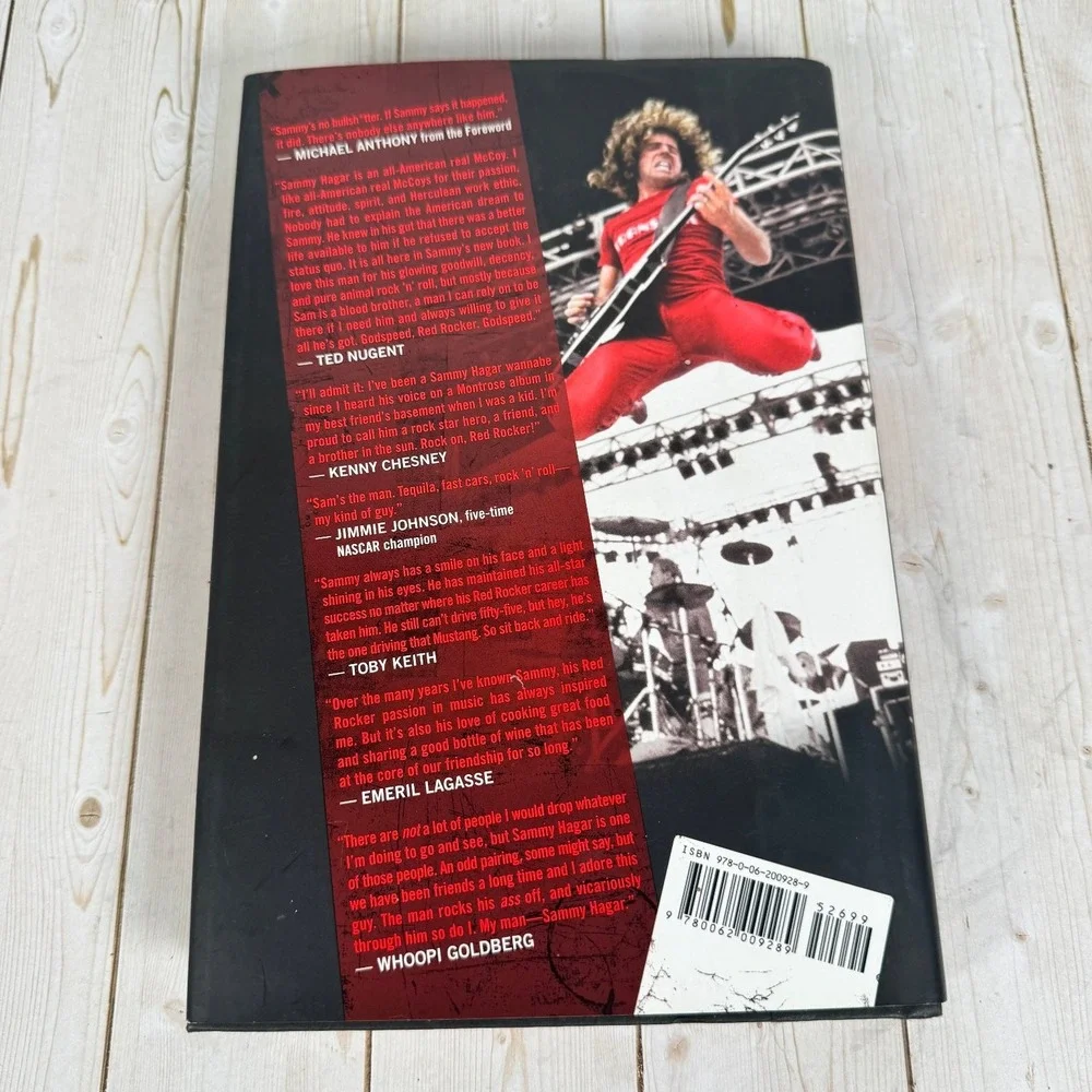 RED My Uncensored Life in Rock Sammy Hagar 2011 First Edition HC DJ
